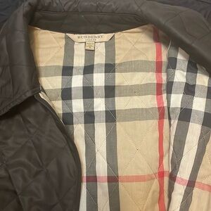 Burberry london light quilted coat used